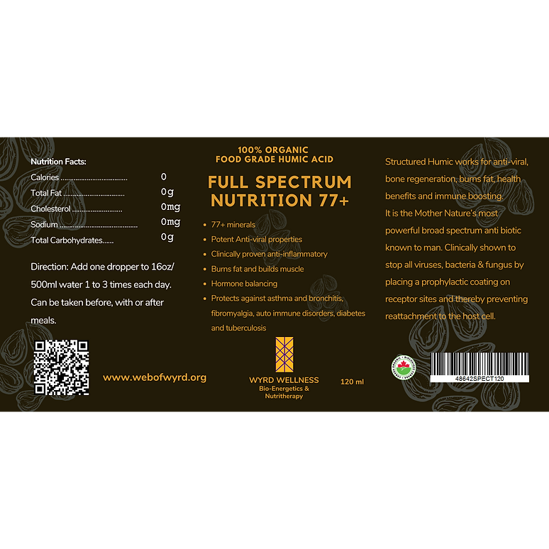 Full Spectrum Nutrition 77+ Bone Regeneration Organic Supplement
