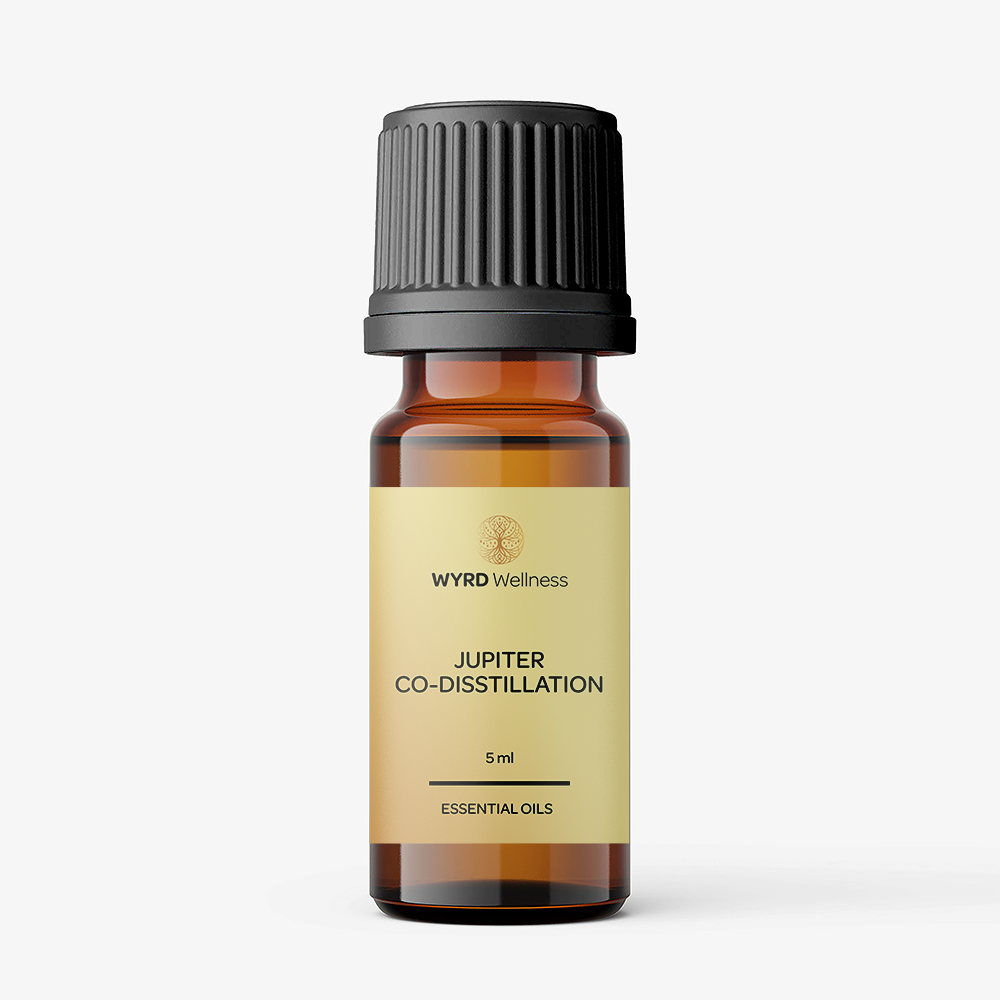 Jupiter Co Disstillation essential oil bottle