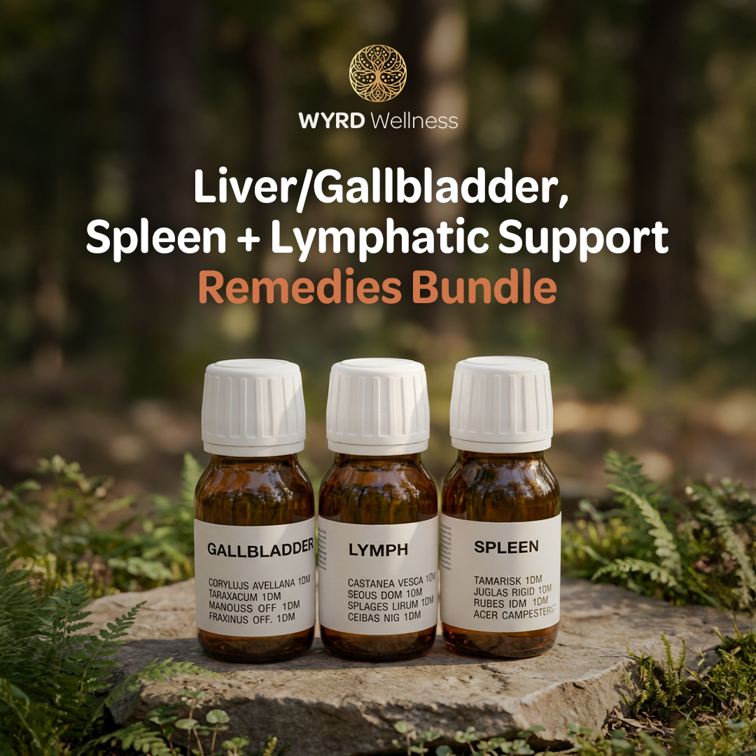 Liver/Gallbladder, Spleen + Lymphatic Support Remedies Bundle