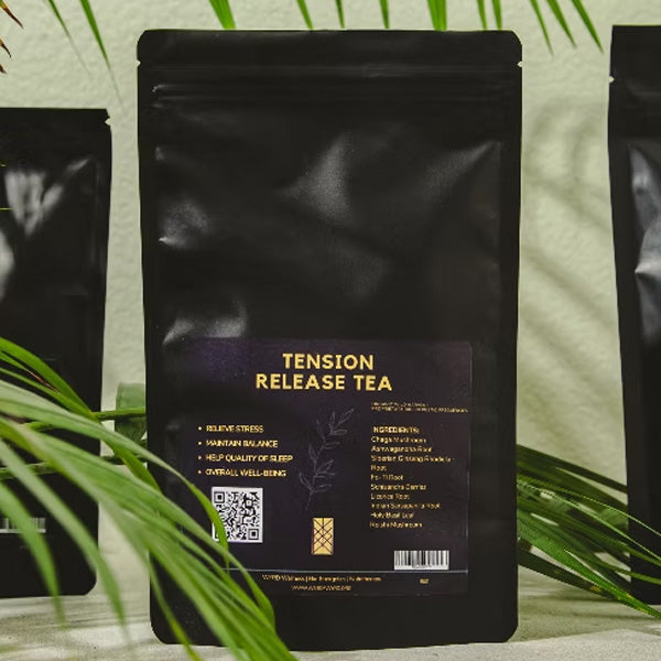 tension release tea pouch