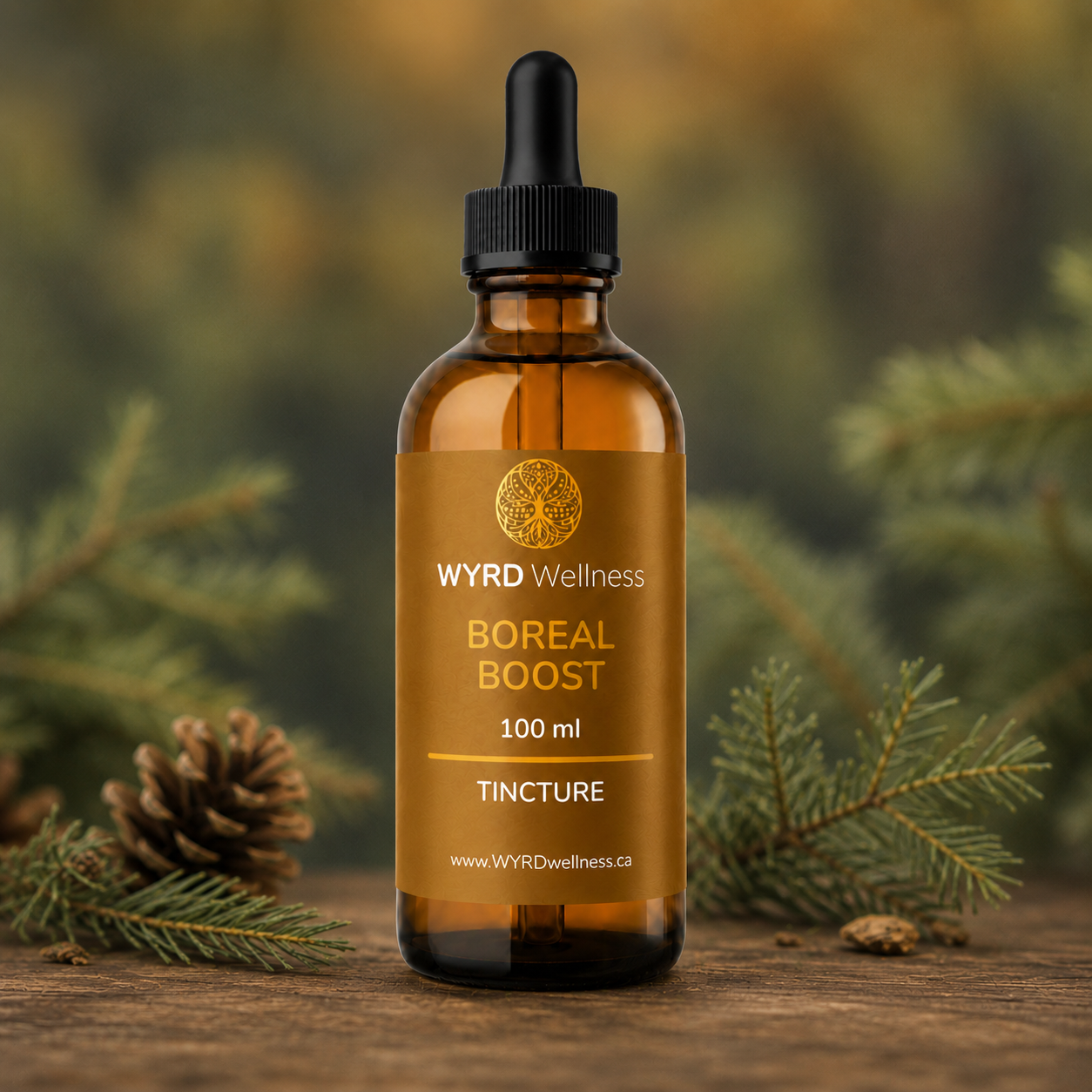 Boreal Boost Elixir | Adaptogenic Herbal Vitality Blend